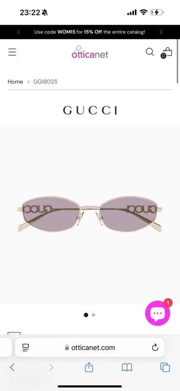 ‼️ 官网图 GUCC* MODEL：GG1802S SIZE:58口18-145