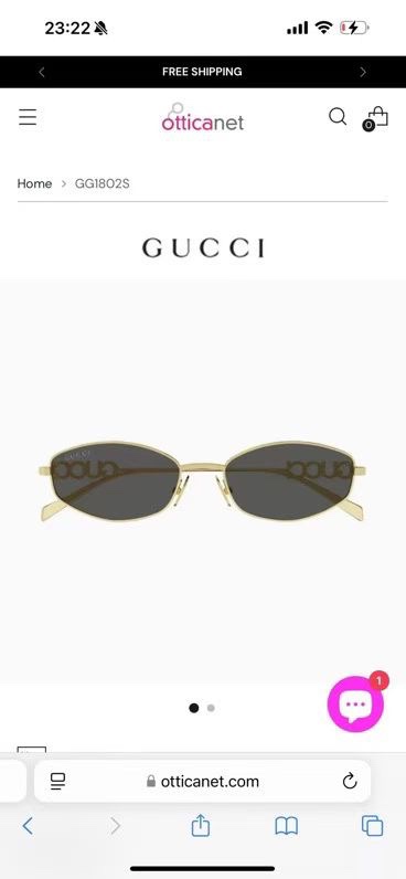 ‼️ 官网图 GUCC* MODEL：GG1802S SIZE:58口18-145