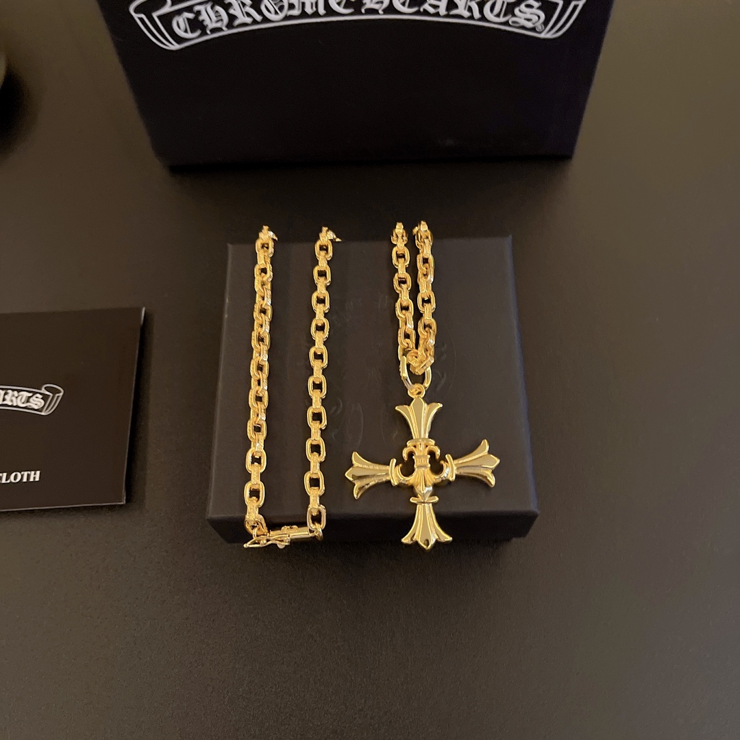 NO:603885,So handsome, the latest Chrome Hearts. No explosions, no hair. Factory direct sales. Original one-to-one replica. Chrome Hearts Necklace, fine jewelry, chrome hearts, necklace.19860909太帅爆了最新款克罗心 不爆不发 厂家直销 原版一比一复刻 克罗心项链,饰品精品,chrome hearts,necklace,Jewelry