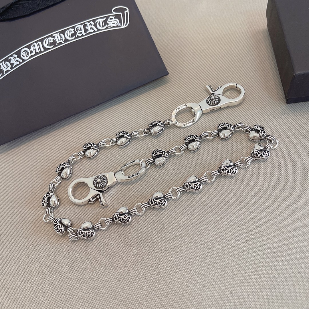 NO:705114,So handsome, the latest Chrome Hearts. No explosions, no hair. Factory direct sales. Original 1:1 replica. Waist chain, bag chain, fine jewelry, chrome hearts.19860909太帅爆了最新款克罗心 不爆不发 厂家直销 原版一比一复刻 腰链,包链,饰品精品,chrome hearts,Jewelry