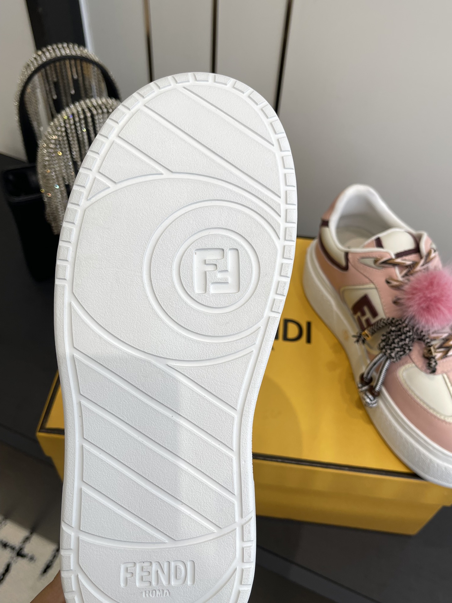 Fendi 380 25ss 厚底match系列 休闲 运动鞋