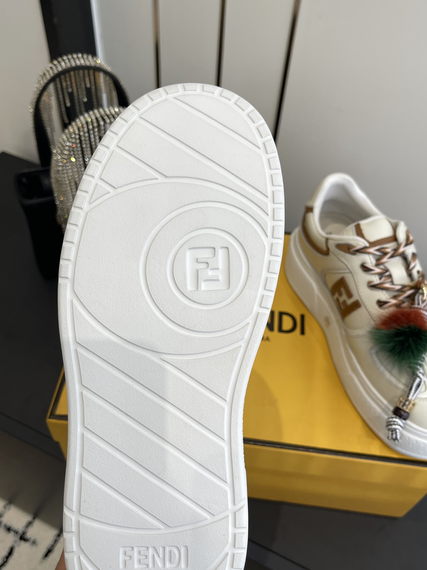 Fendi 380 25ss 厚底match系列 休闲 运动鞋