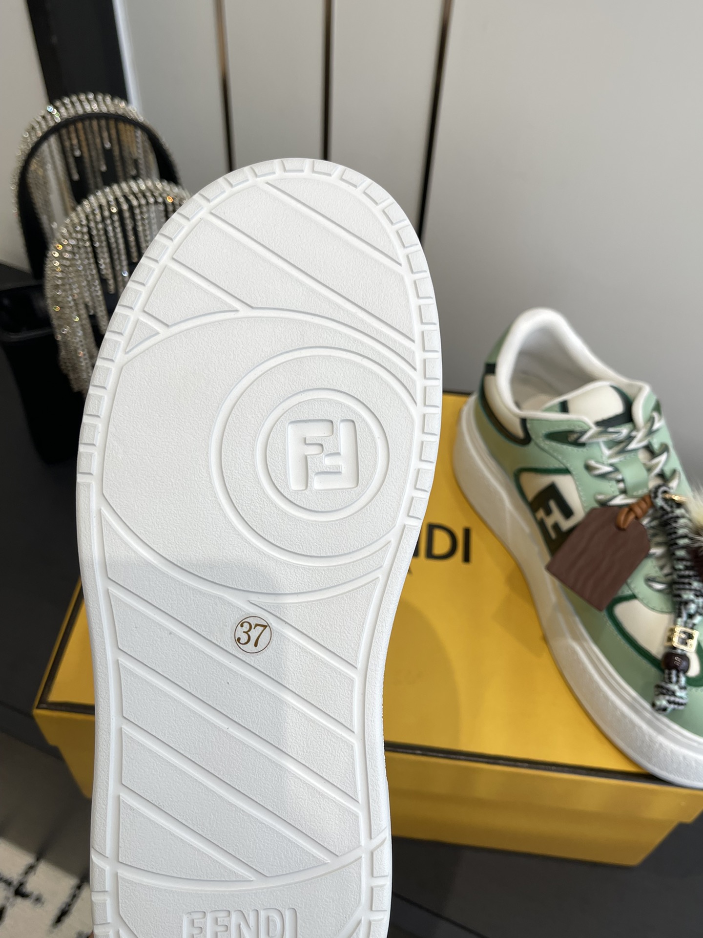 Fendi 380 25ss 厚底match系列 休闲 运动鞋