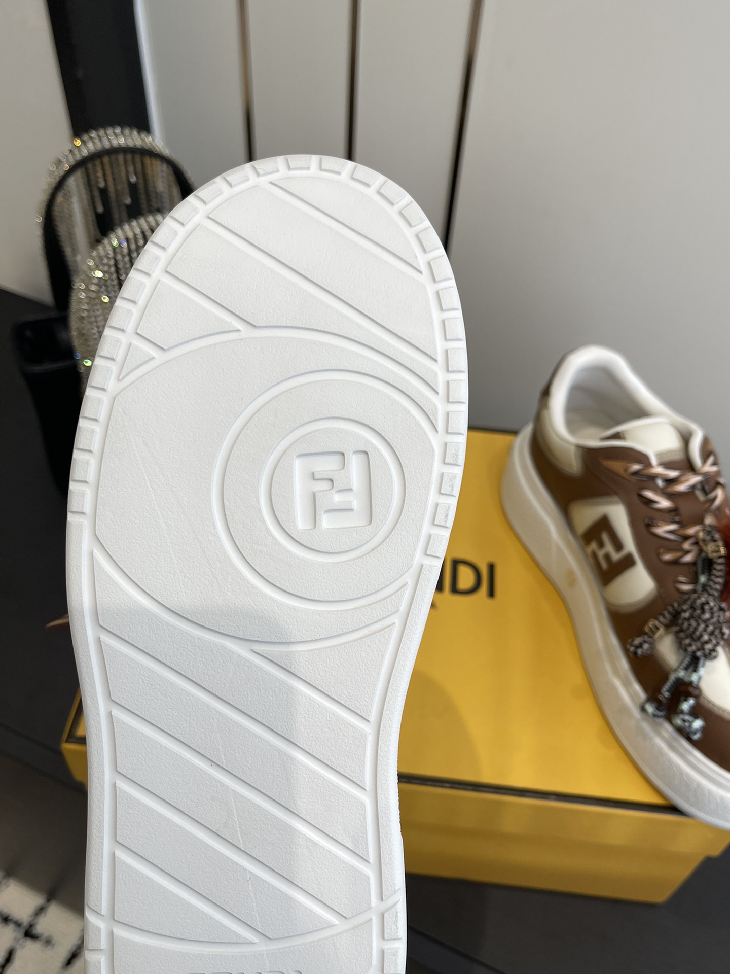 Fendi 380 25ss 厚底match系列 休闲 运动鞋