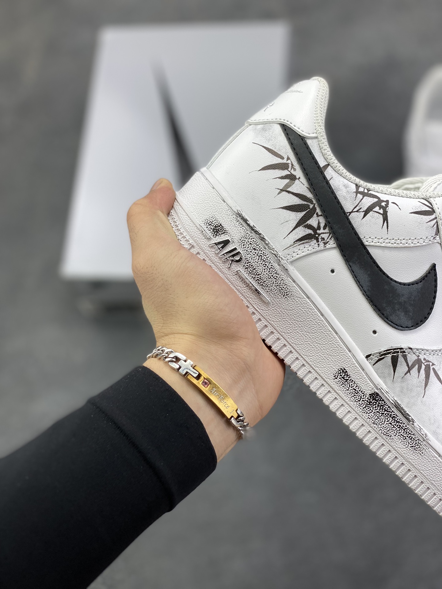 图片[6]-Nike Air Force 1 Low’07 竹林 空军一号低帮休闲板鞋 定制皮料 定制鞋盒 原楦原纸板 纯正空军版型 内置全掌气垫 货号：ZH0316-122 尺码：36 36.5 37.5 38 38.5 39 40 40.5 41 42 42.5 43 44 44.5 45-选品中心