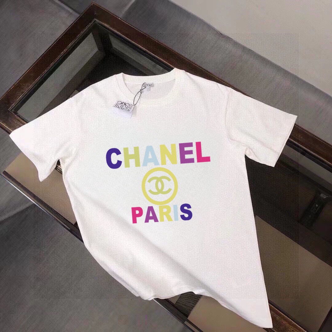 Chanel 品牌【CHANEL香奈儿 】(胖子福音) 男士休闲短袖T恤 2025春夏新品