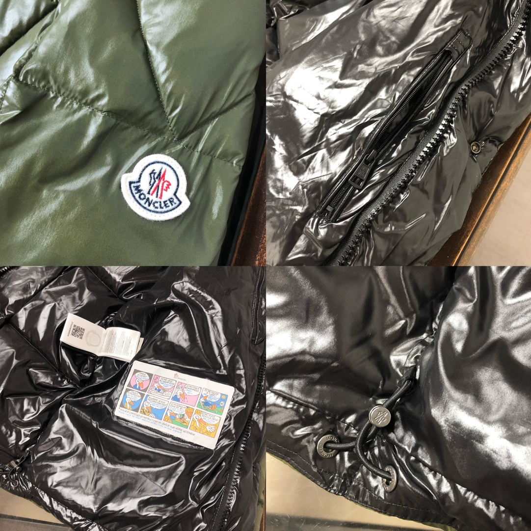 🆕 Moncler 盟可睐 新品 Parana男士黑金漆面连帽短款羽绒服～专柜同步上新🈶售面料采用原版一