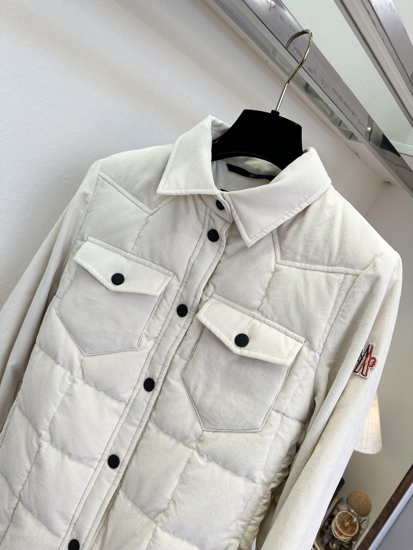 Moncler Velvet Panel Padded Down Ski Jacket Slim Fit 9 i1760340995 6849 7