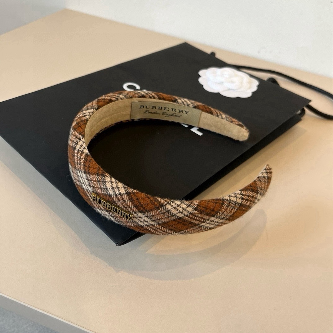 NO:555218,Burberry plaid hairband hairpins, hairpins, burberry, burberry, hairpins19860909Burberry巴宝莉格子发箍发夹,发夹,burberry,burberry,hairpins,accessory