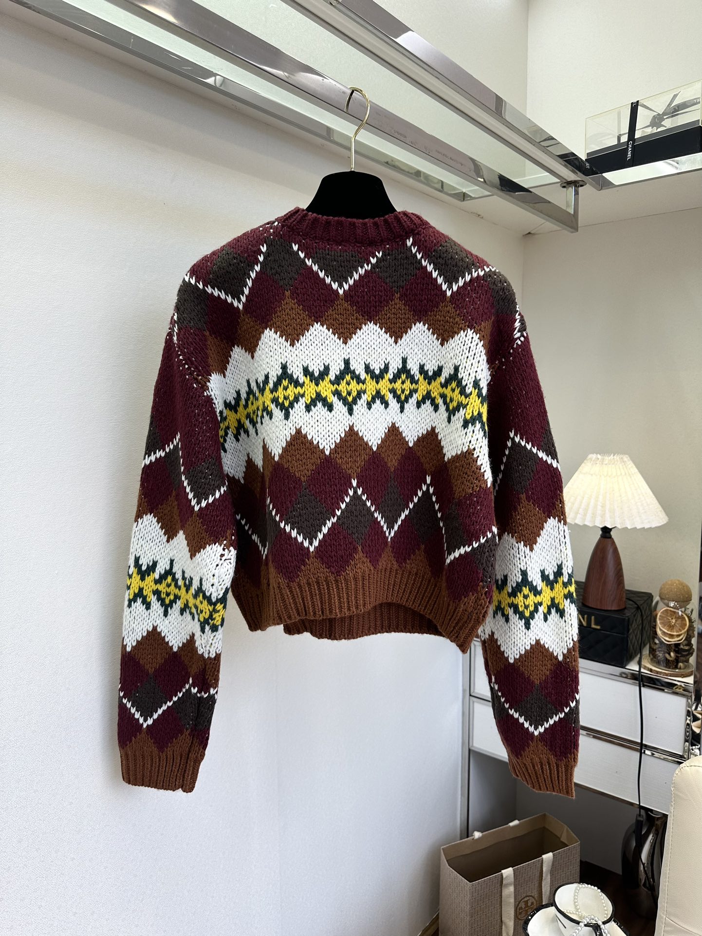 25 F 秋冬新款费尔岛提花羊毛针织毛衣 一眼就被这配色深深吸引住了 粗纹路的执法 好显高级² ●SIZ