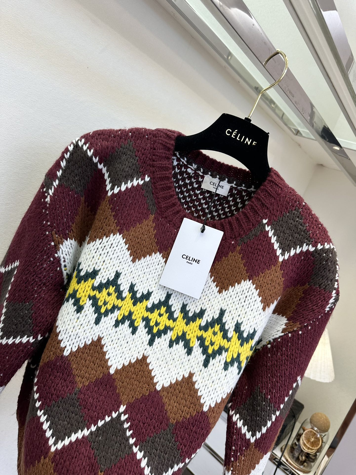 25 F 秋冬新款费尔岛提花羊毛针织毛衣 一眼就被这配色深深吸引住了 粗纹路的执法 好显高级² ●SIZ