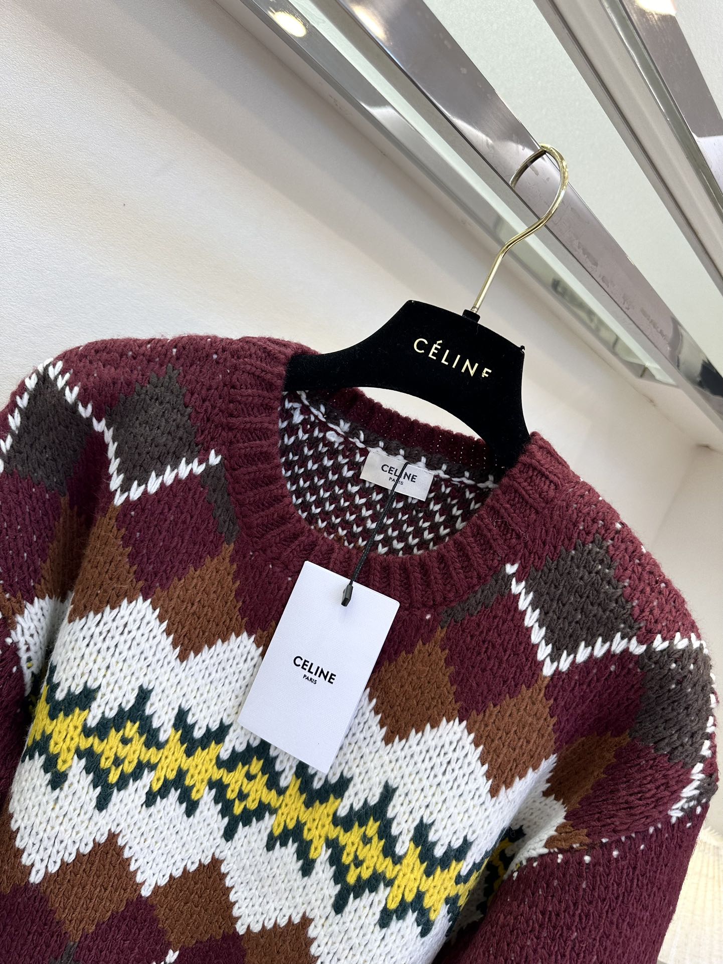 25 F 秋冬新款费尔岛提花羊毛针织毛衣 一眼就被这配色深深吸引住了 粗纹路的执法 好显高级² ●SIZ