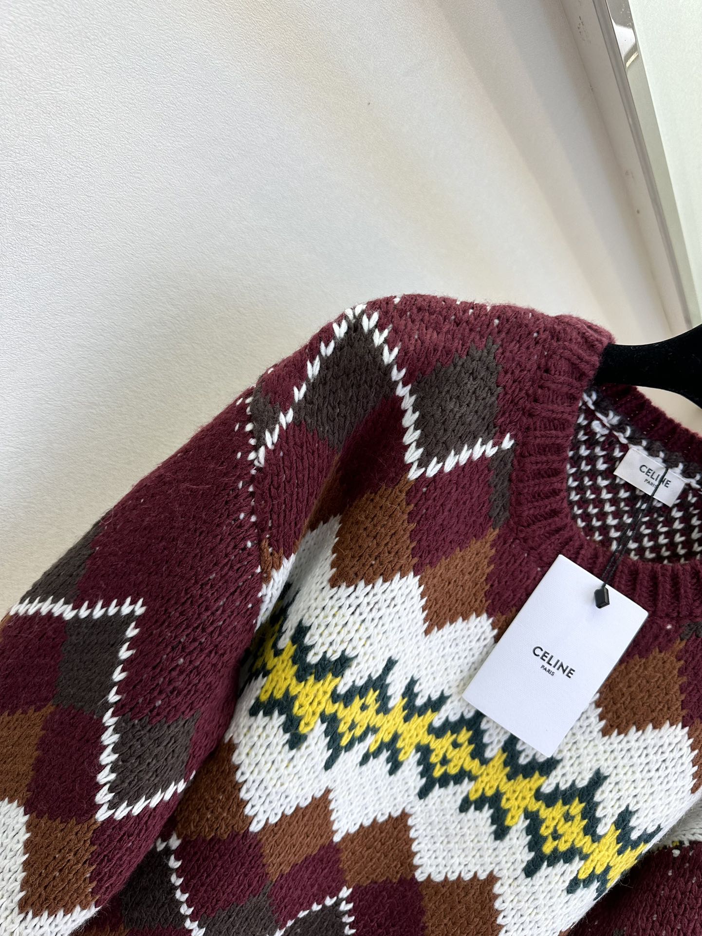 25 F 秋冬新款费尔岛提花羊毛针织毛衣 一眼就被这配色深深吸引住了 粗纹路的执法 好显高级² ●SIZ