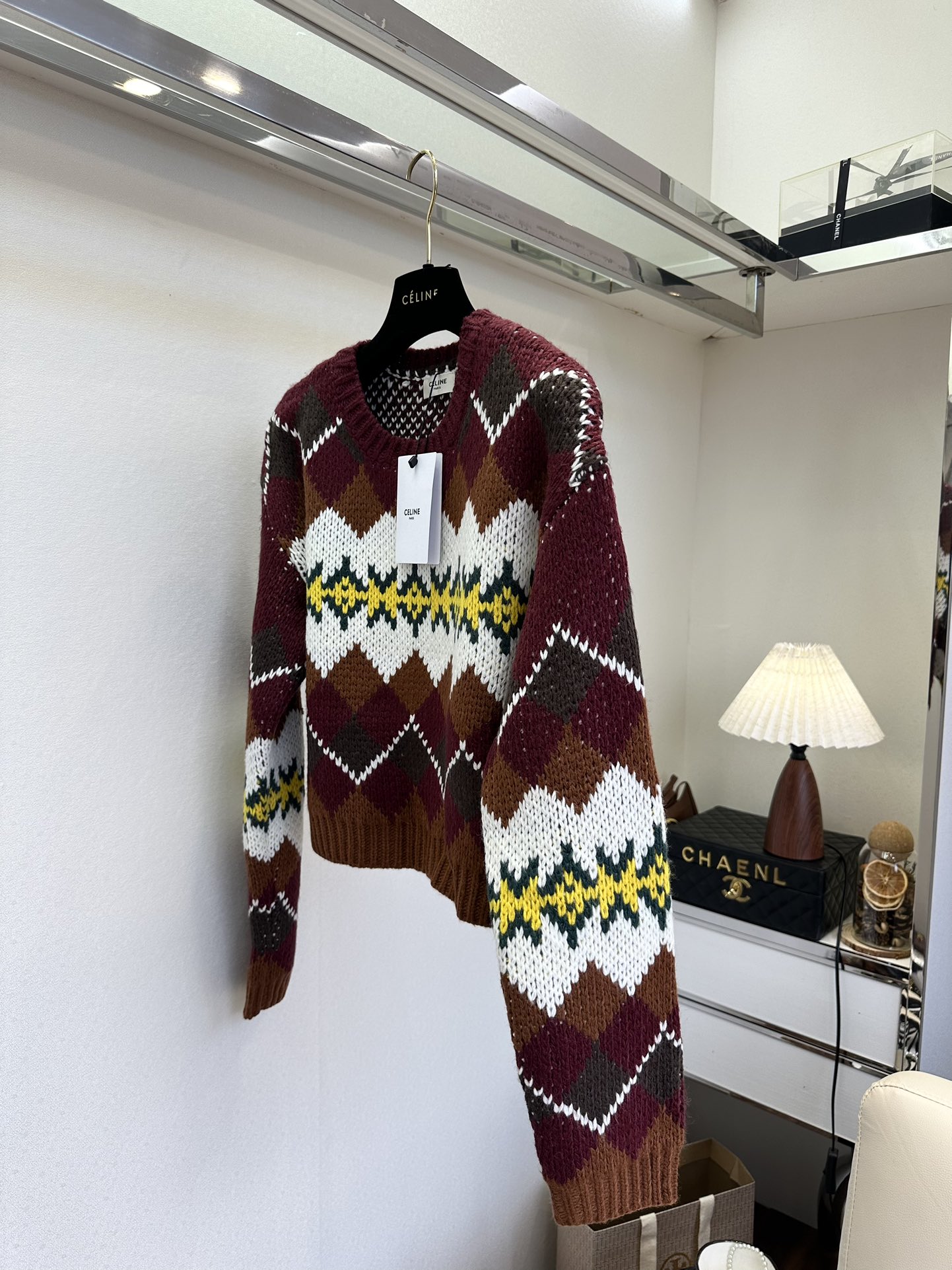 25 F 秋冬新款费尔岛提花羊毛针织毛衣 一眼就被这配色深深吸引住了 粗纹路的执法 好显高级² ●SIZ