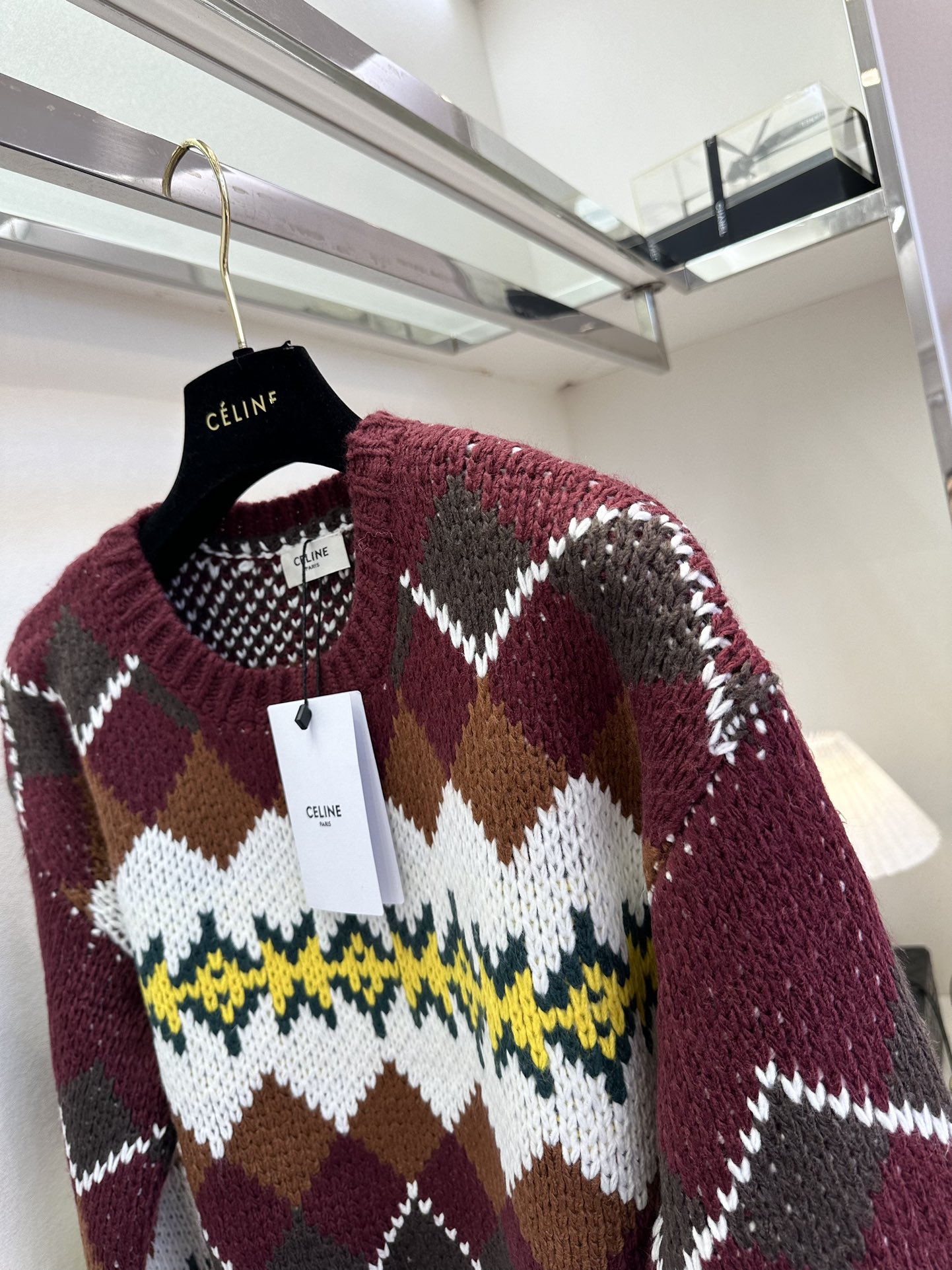 25 F 秋冬新款费尔岛提花羊毛针织毛衣 一眼就被这配色深深吸引住了 粗纹路的执法 好显高级² ●SIZ