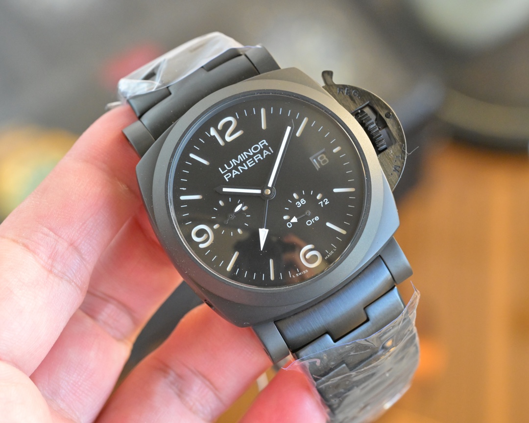 NO:602693,V7 new product Panerai’s latest Panerai Brand: Panerai Movement type: automatic mechanical true kinetic energy Movement model: Seagull Table diameter: 44mm Case material: AISI 316L stainless steel,19860909V7新品 沛纳海最新沛纳海 品牌:沛纳海 机芯类型:自动机械真动能 机芯型号:海鸥 表径:44mm 表壳材质:AISI 316L精钢,,Watch