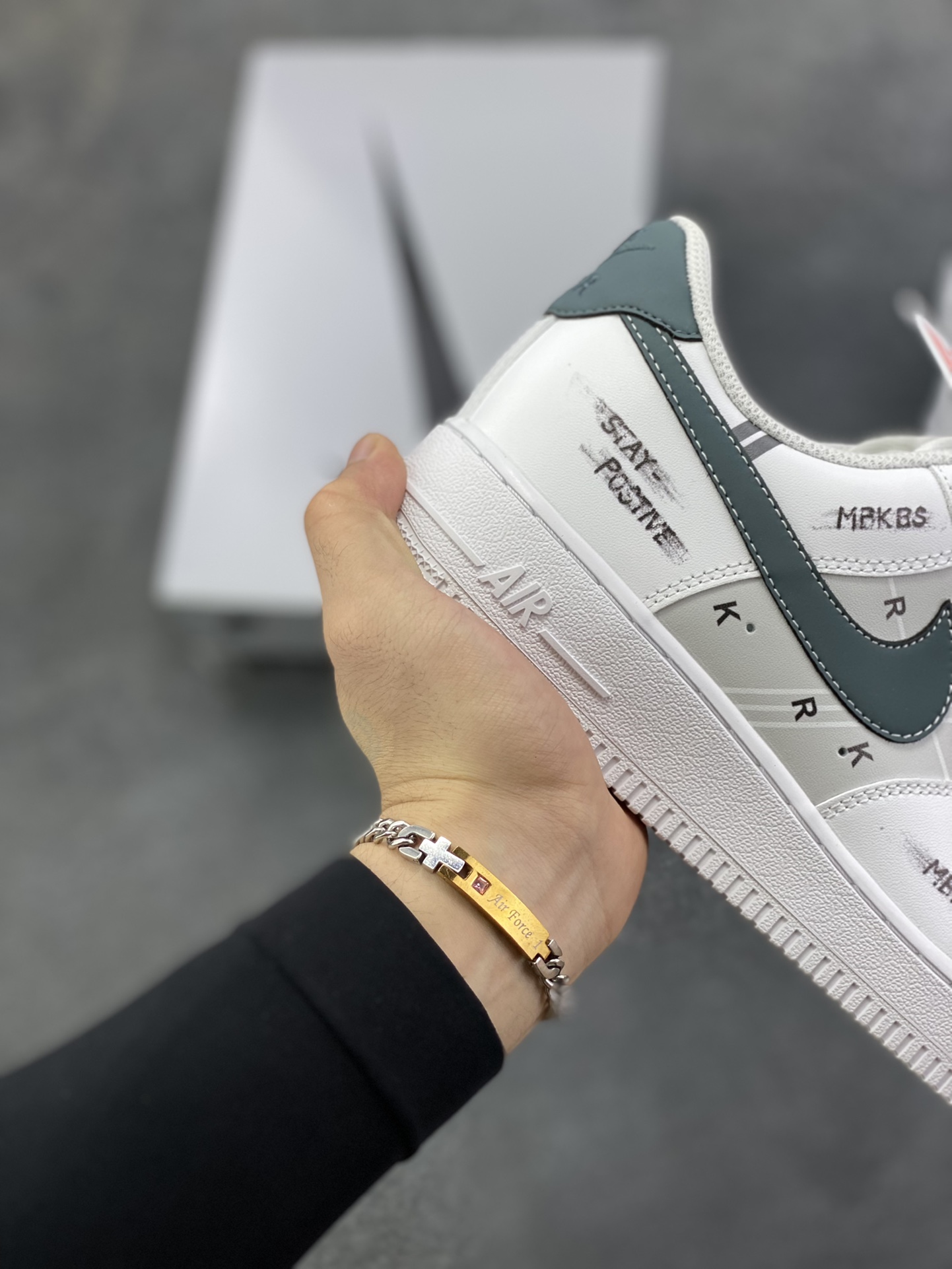 图片[6]-Nike Air Force 1 Low’07 简墨 空军一号低帮休闲板鞋 定制皮料 定制鞋盒 原楦原纸板 纯正空军版型 内置全掌气垫 货号：ZH0316-127 尺码：36 36.5 37.5 38 38.5 39 40 40.5 41 42 42.5 43 44 44.5 45-选品中心