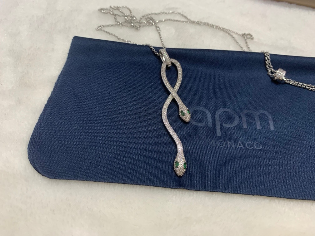 APM Monaco Kaa可调节项圈时尚感颈链生日首饰礼物设计感