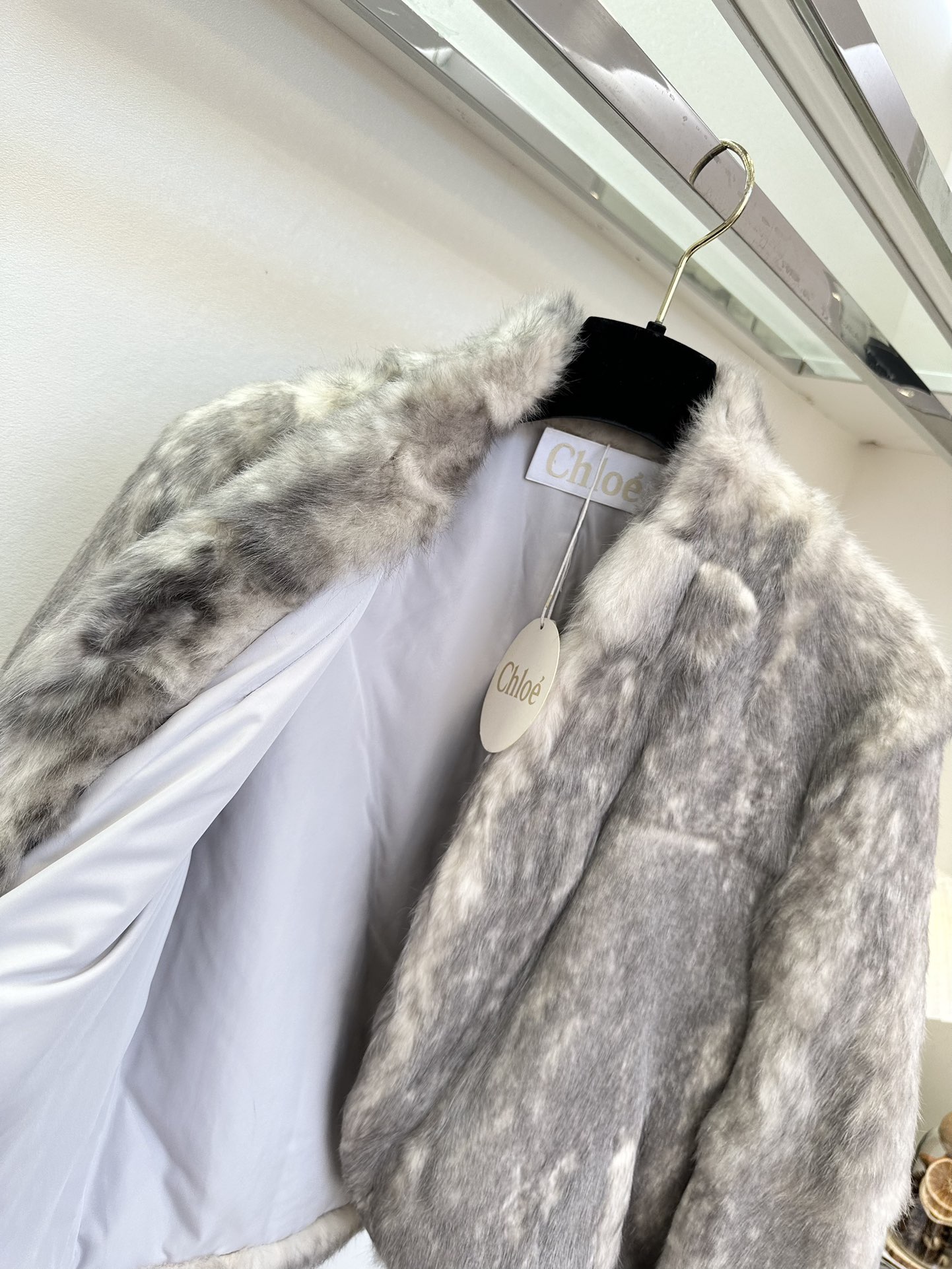 Women's Rabbit Fur Coat Loose Korean Style Overcoat - Elegant & Warm 6 i1760942771 1462 4