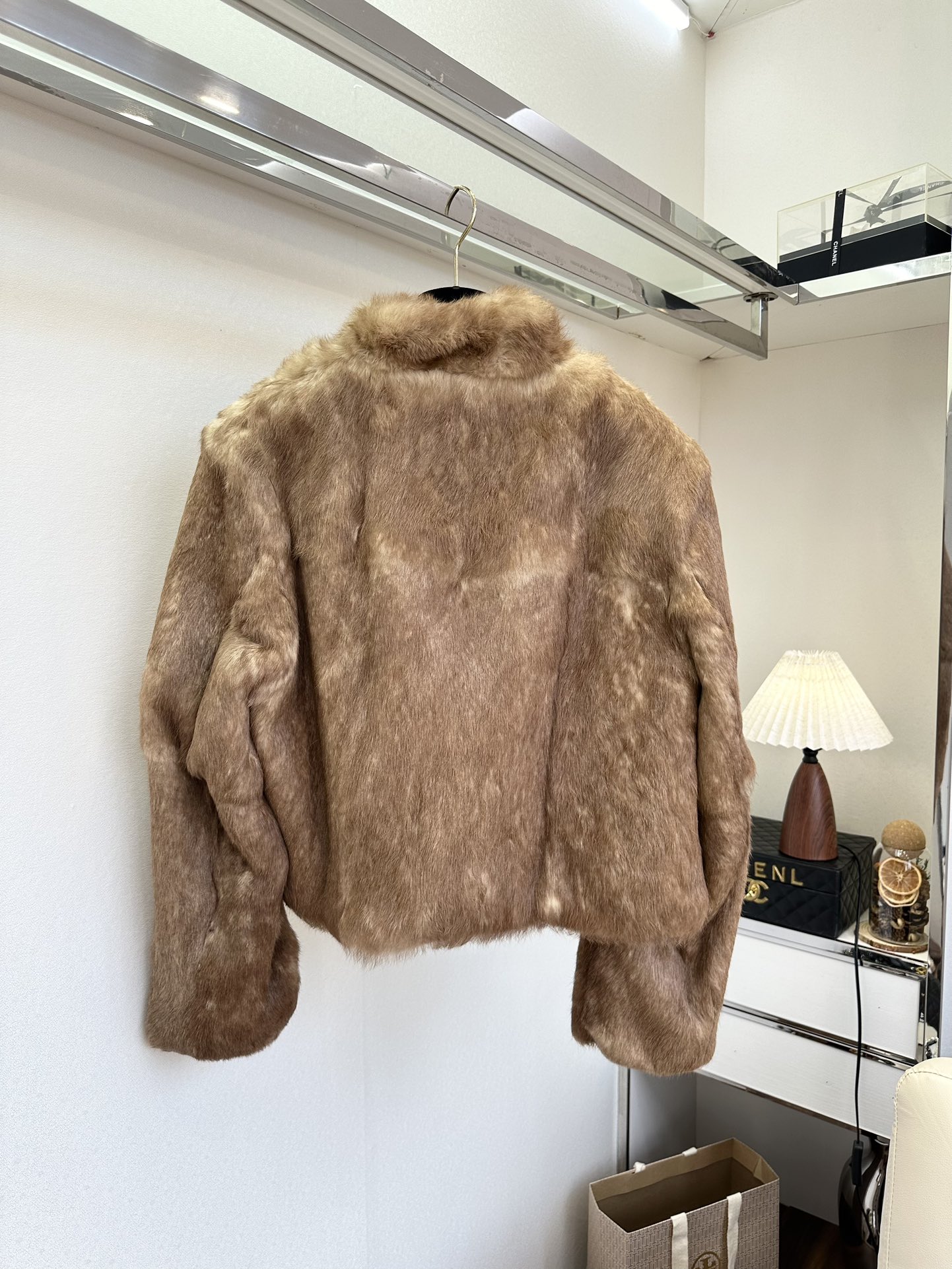 Women's Rabbit Fur Coat Loose Korean Style Overcoat - Elegant & Warm 8 i1760942771 2847 6
