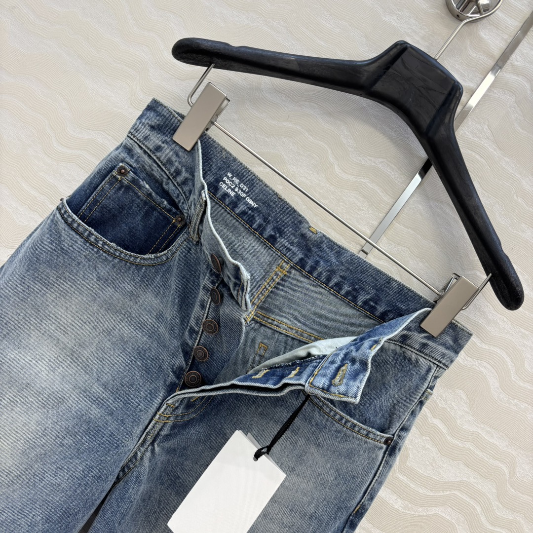 独家首发❤️原单品质❤️CE神裤再现✌️复古做旧牛仔裤！定制洗水进口面料质感超赞！简单粗暴百搭高街时髦炸