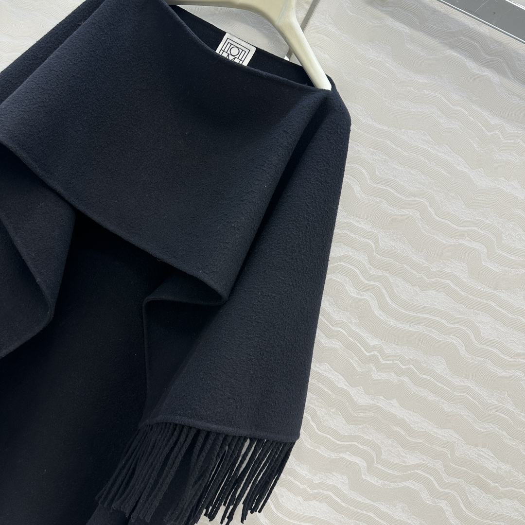 独家首发❤️高端原单品质！TM高智感穿搭！重工流苏羊绒披肩大围巾斗篷！进口叽哩感圈圈羊毛定制10羊绒90