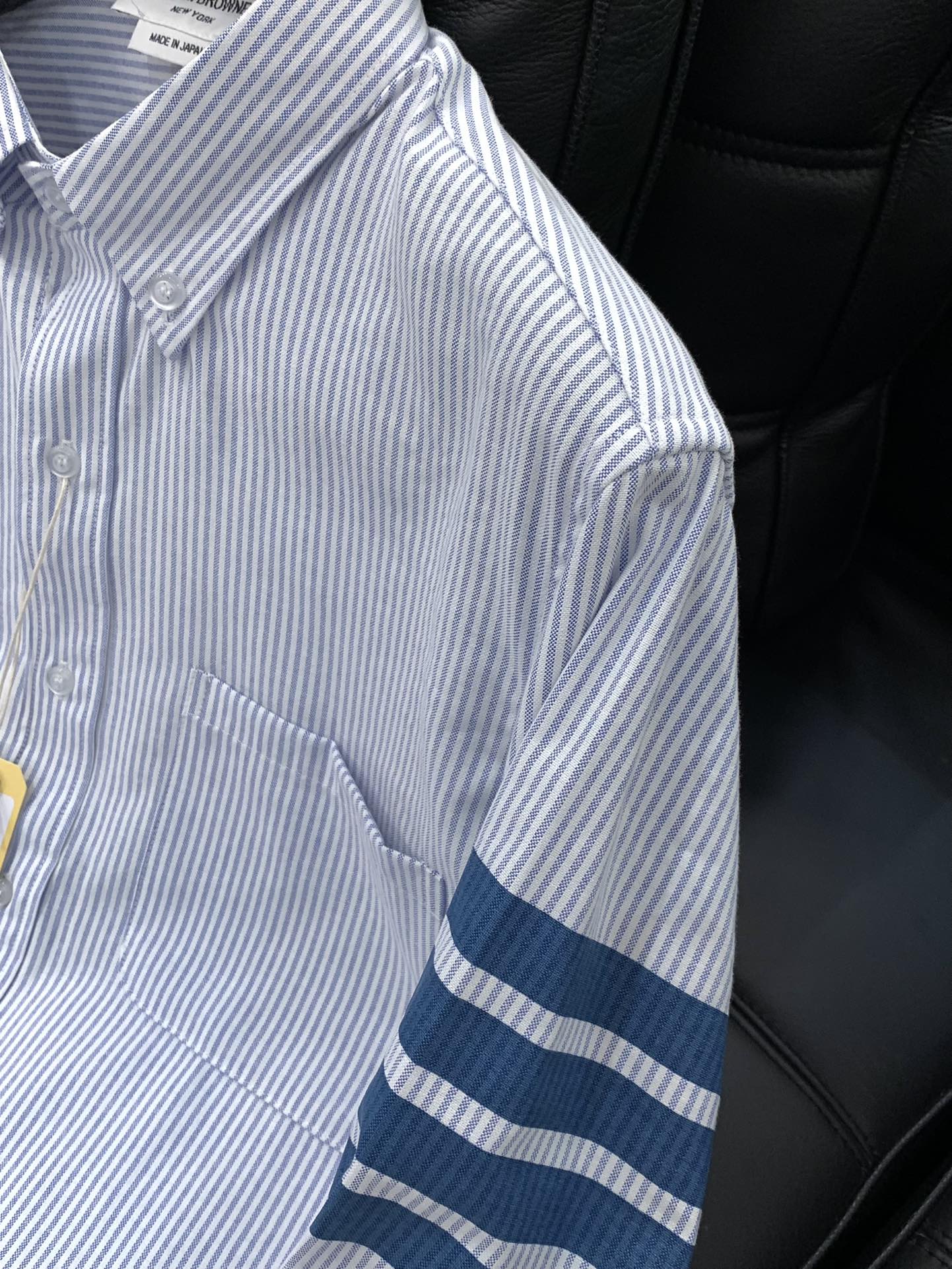 ，Tom Browne 汤姆.布朗，2025秋季最新品，专柜同步有售，原单狠货，时尚休闲长袖衬衫，上身很