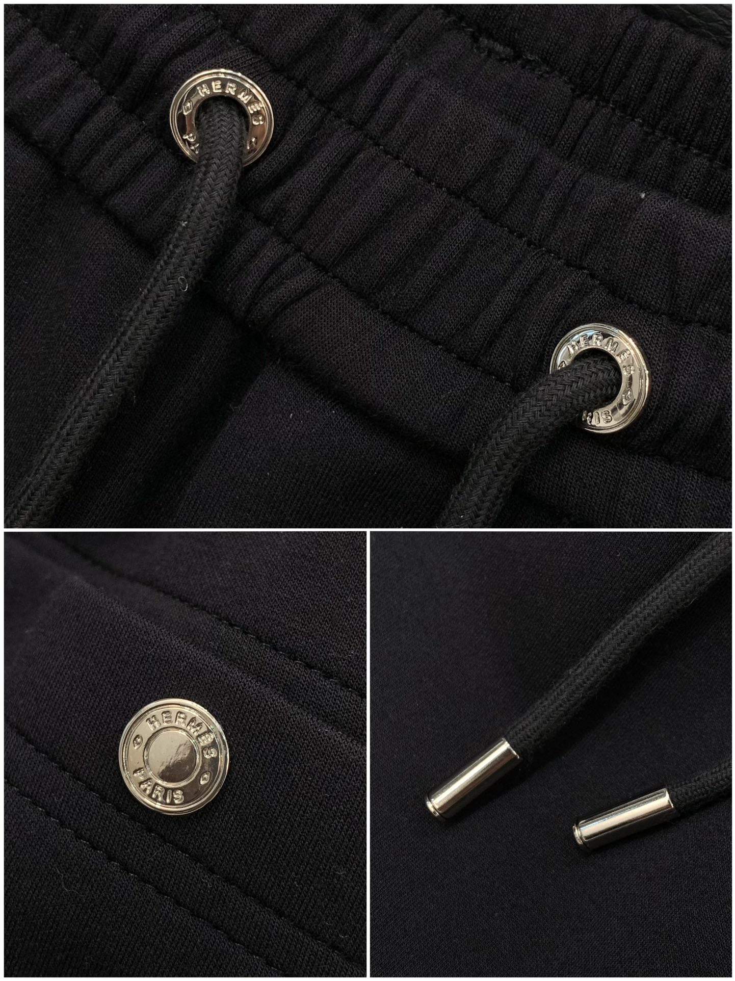 ，爱马仕 更把舒服做到极致……H爱马复合面料，卫裤里的牛货，品牌立体设计！！！ 双层复合混纺莫代尔棉羊毛