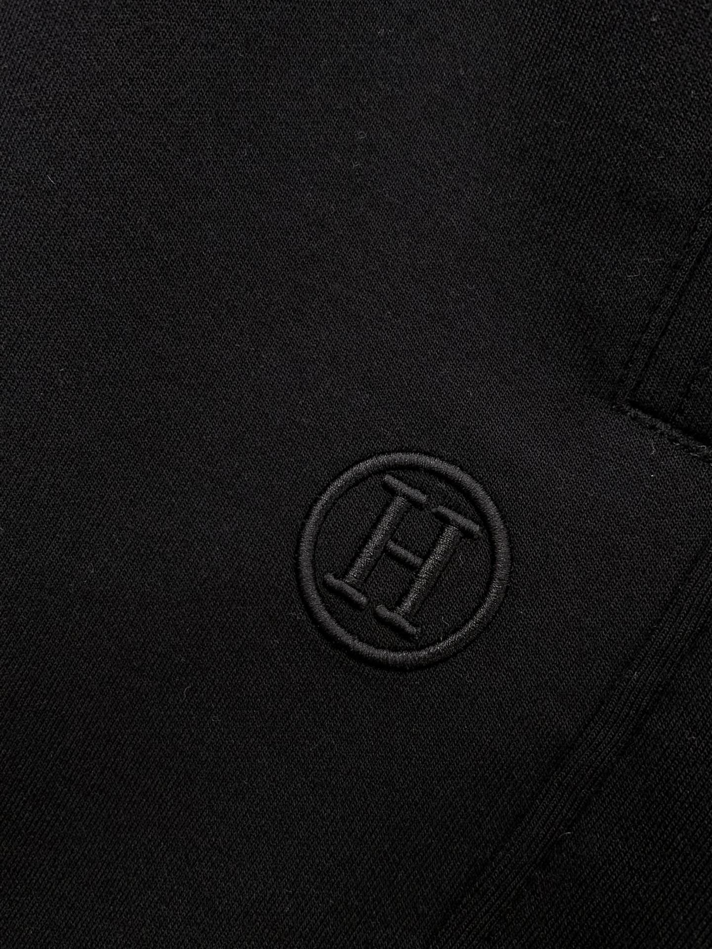 ，爱马仕 更把舒服做到极致……H爱马复合面料，卫裤里的牛货，品牌立体设计！！！ 双层复合混纺莫代尔棉羊毛