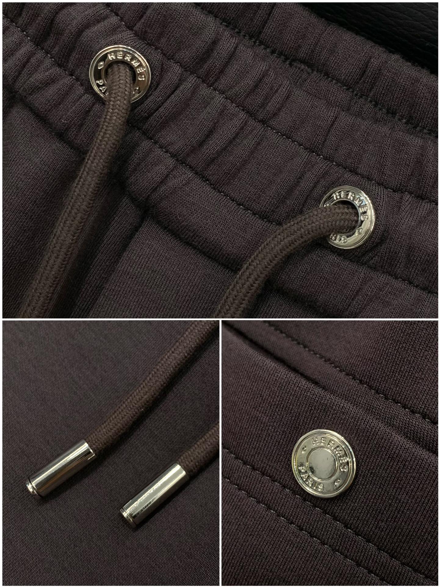 ，爱马仕 更把舒服做到极致……H爱马复合面料，卫裤里的牛货，品牌立体设计！！！ 双层复合混纺莫代尔棉羊毛