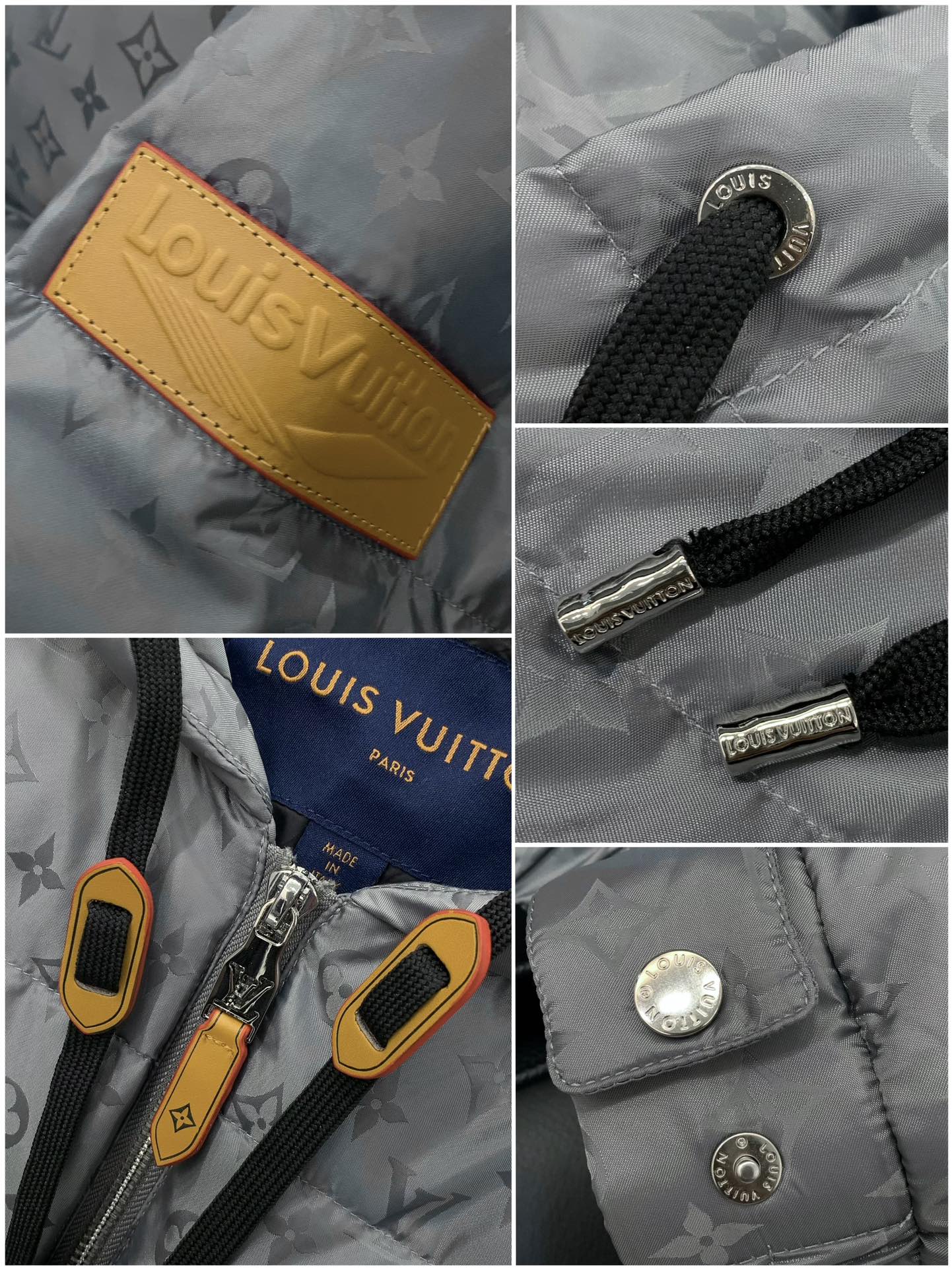 ，LouisVuitton 路易威登，2025冬季最新款，专柜同步有售，原单狠货，时尚休闲连帽羽绒服，上