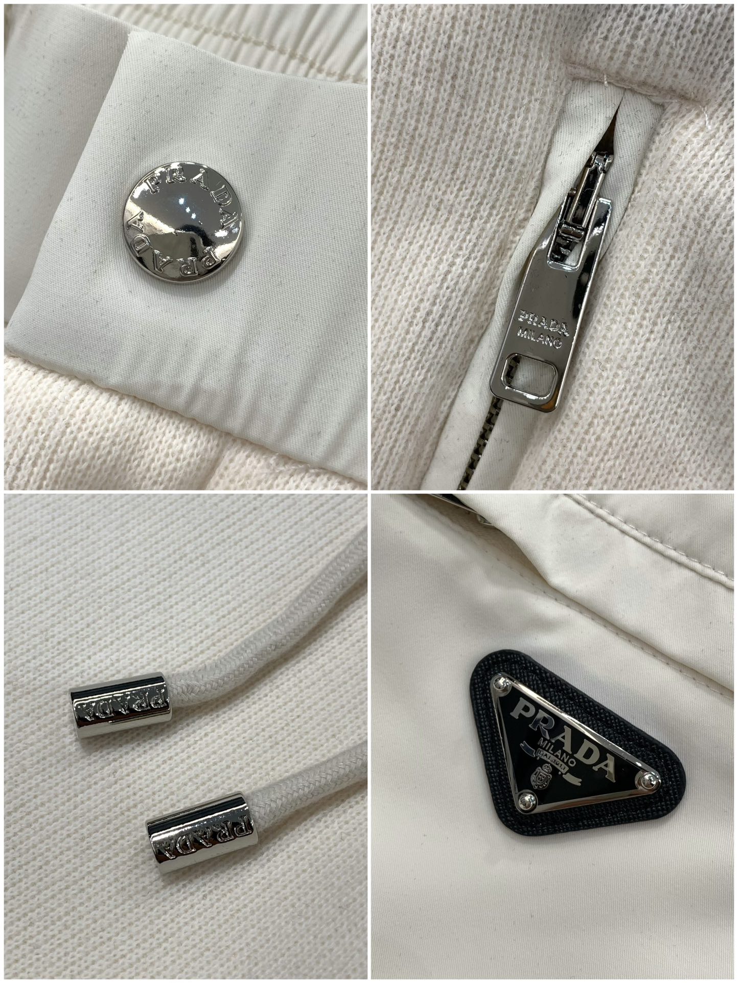 ，PRADA 普拉达，2025冬季最新品，专柜同步有售，时尚休闲➕绒长裤，进口原版面料，做工极为复杂，唯