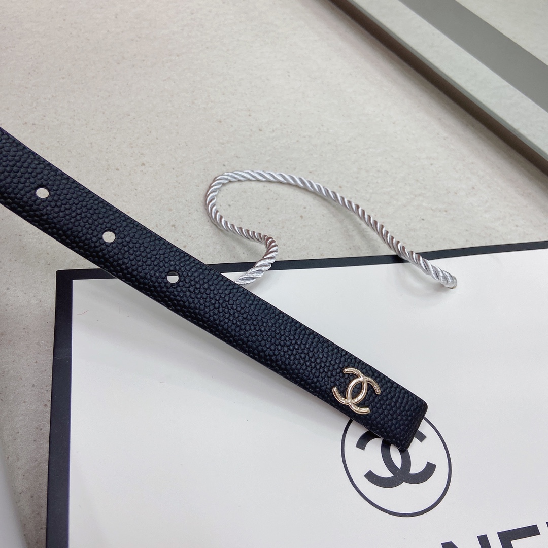 Cinto CHANEL 𝗖𝗛𝗔𝗡𝗘𝗟 pulseira de couro 2 0cm 75 100 — photo 5
