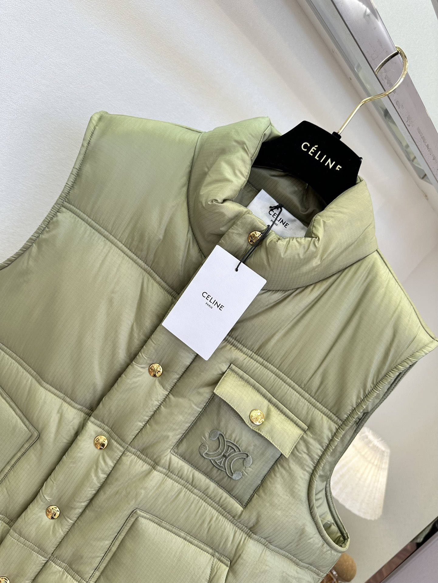 Stylish Military Green Down Vest for Women | Lightweight & Warm 5 i1761315060 6276 3