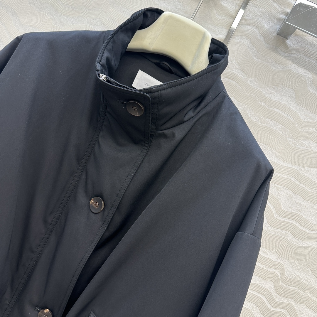 独家首发❤️品质控必入！Row风高智感穿搭！老干部立领夹克羽绒服！进口日本三醋酸记忆丝面料，充绒量48g