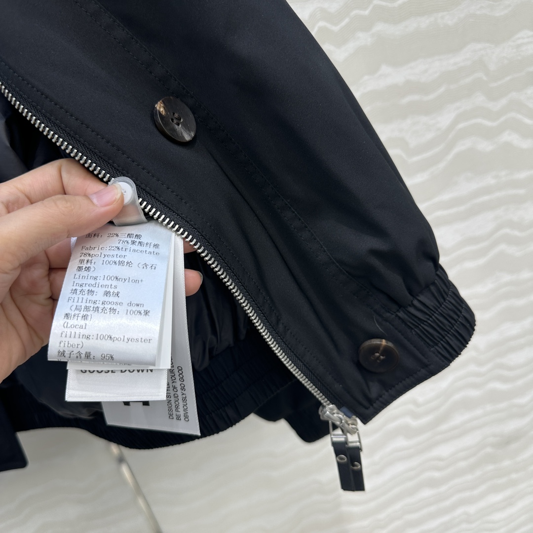 独家首发❤️品质控必入！Row风高智感穿搭！老干部立领夹克羽绒服！进口日本三醋酸记忆丝面料，充绒量48g