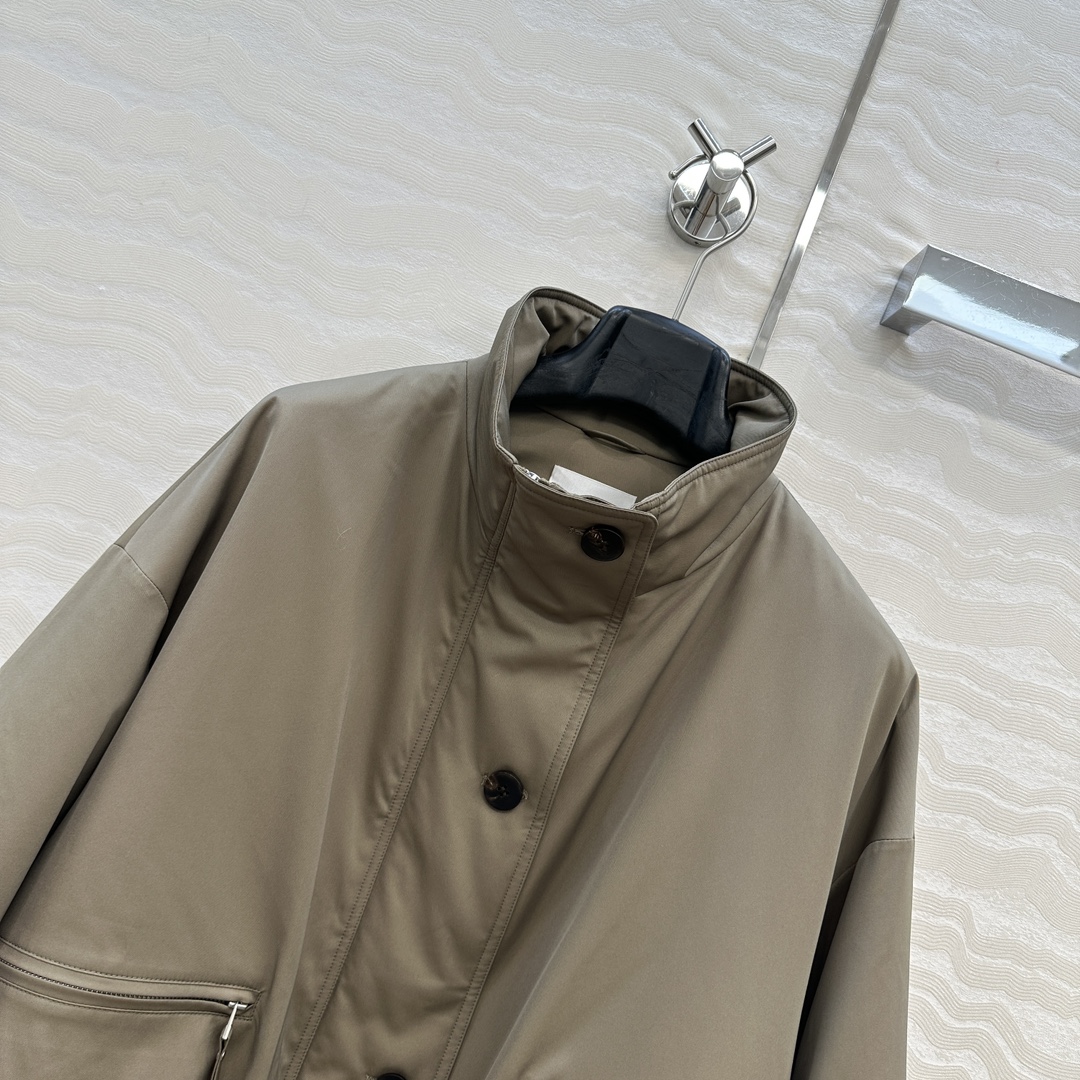 独家首发❤️品质控必入！Row风高智感穿搭！老干部立领夹克羽绒服！进口日本三醋酸记忆丝面料，充绒量48g