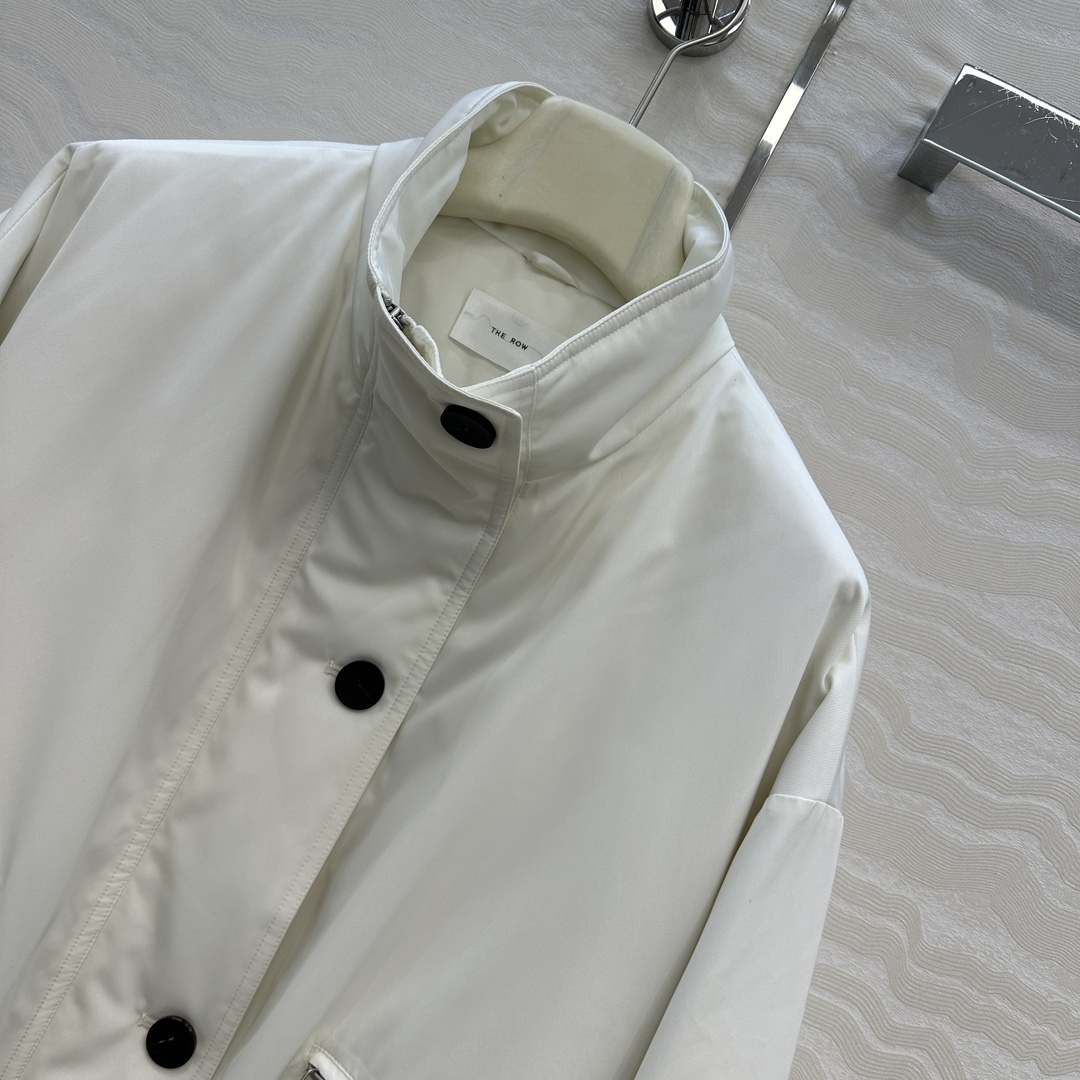 独家首发❤️品质控必入！Row风高智感穿搭！老干部立领夹克羽绒服！进口日本三醋酸记忆丝面料，充绒量48g