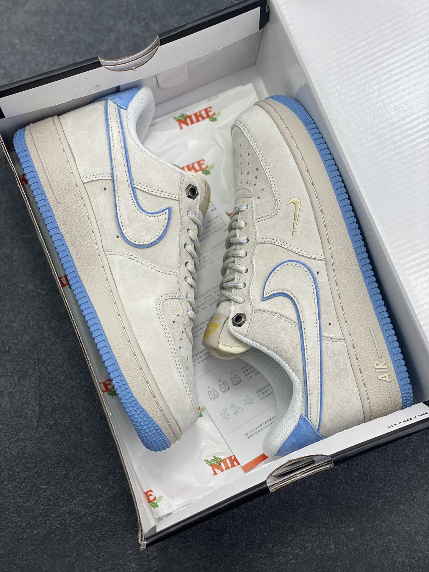 图片[9]-Nike Air Force 1 \’07 Low “头层猪八拼接” 空军一号 高端定制 低帮 运动鞋 休闲鞋 折边针车 工艺难度大 原楦头原纸板 原装鞋盒 定制五金配件 内置全掌气垫 原厂鞋底 货号：DY9867-006 尺码：36 36.5 37.5 38 38.5 39 40 40.5 41 42 42.5 43 44 44.5 45-选品中心