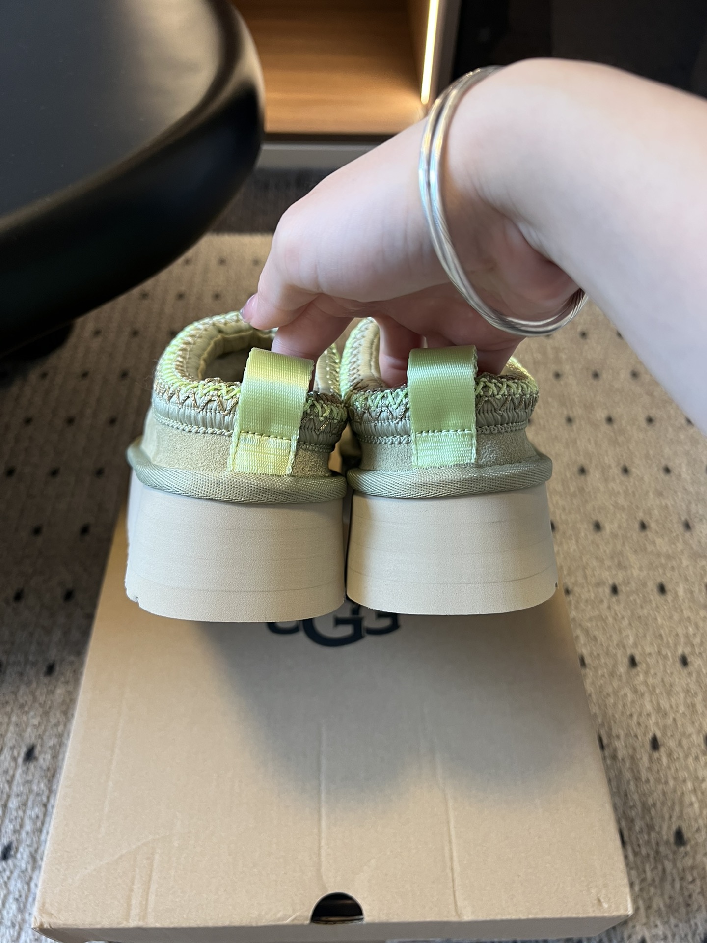 Gucci Women's Princetown Loafer Mules, Lambskin Fur Lined Slippers 7 i1761369336 1810 5