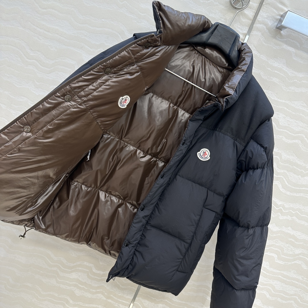 羽绒服主推款❤️原单品质Mo秋冬必入经典Verone羽绒服！双面可穿可拆卸马甲设计！原版定制色织提花哑光