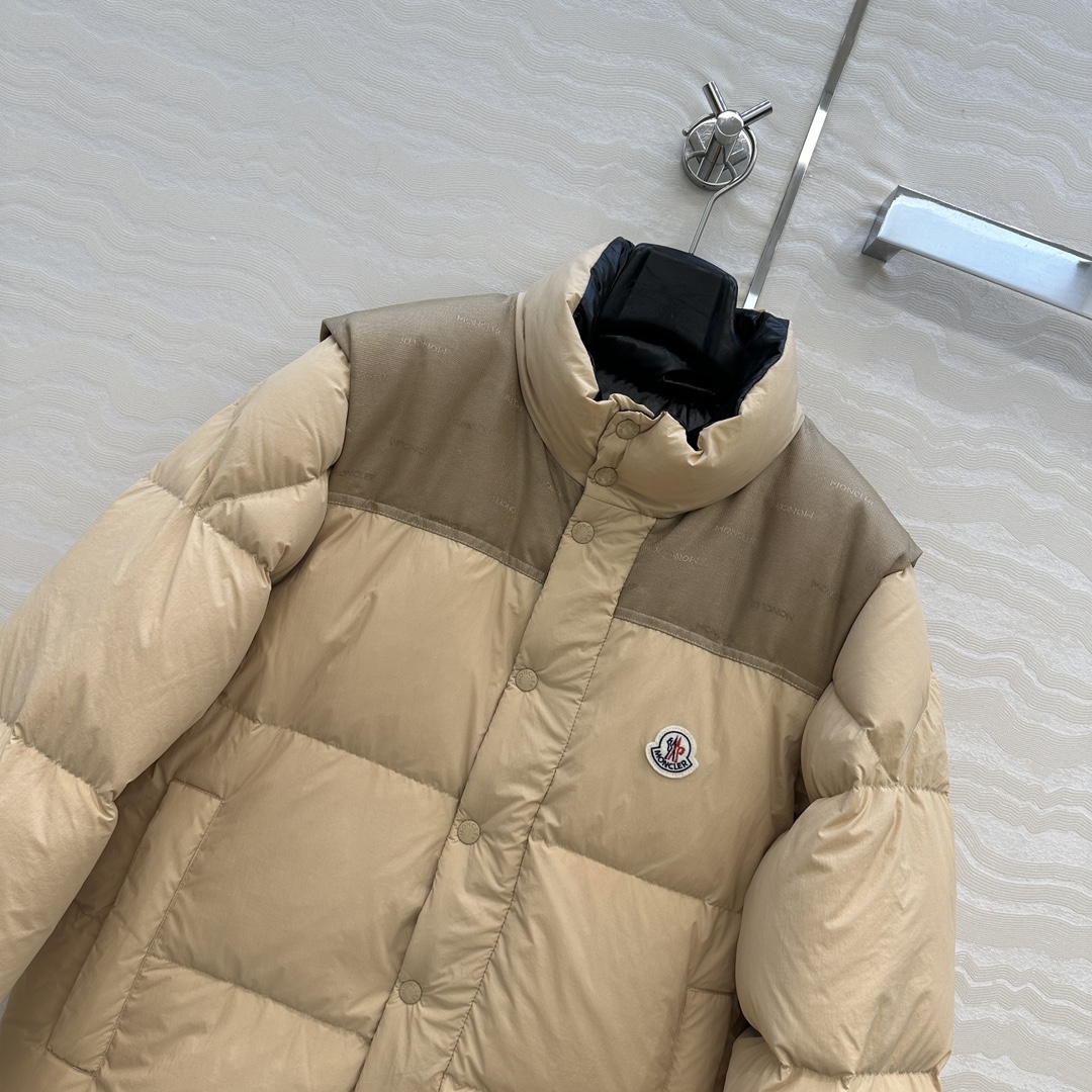 羽绒服主推款❤️原单品质Mo秋冬必入经典Verone羽绒服！双面可穿可拆卸马甲设计！原版定制色织提花哑光