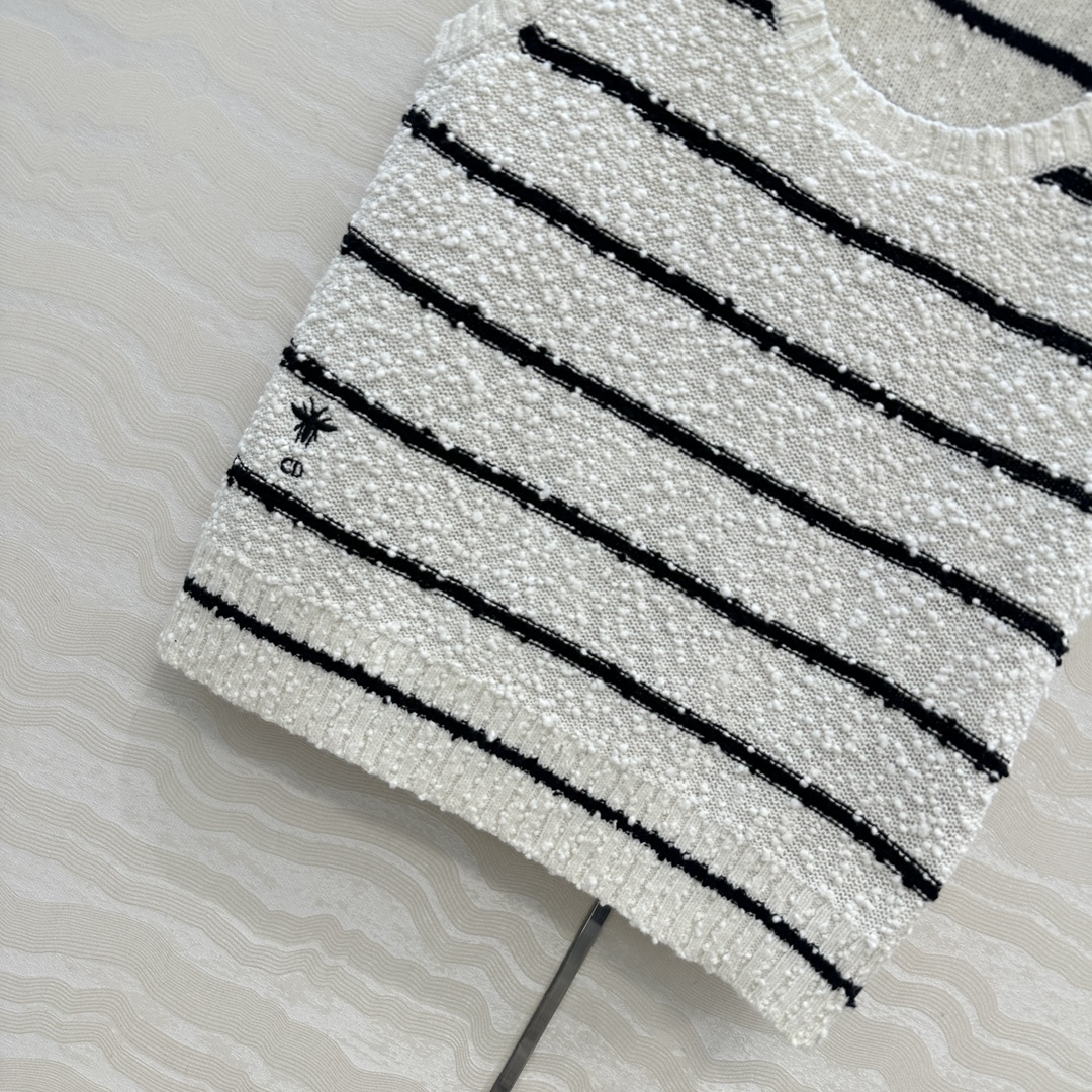 独家首发❤️原单品质MissD长期主义，海军风条纹背心上衣！气质圆领经典版型显瘦绝绝子！原版定制徳国机特