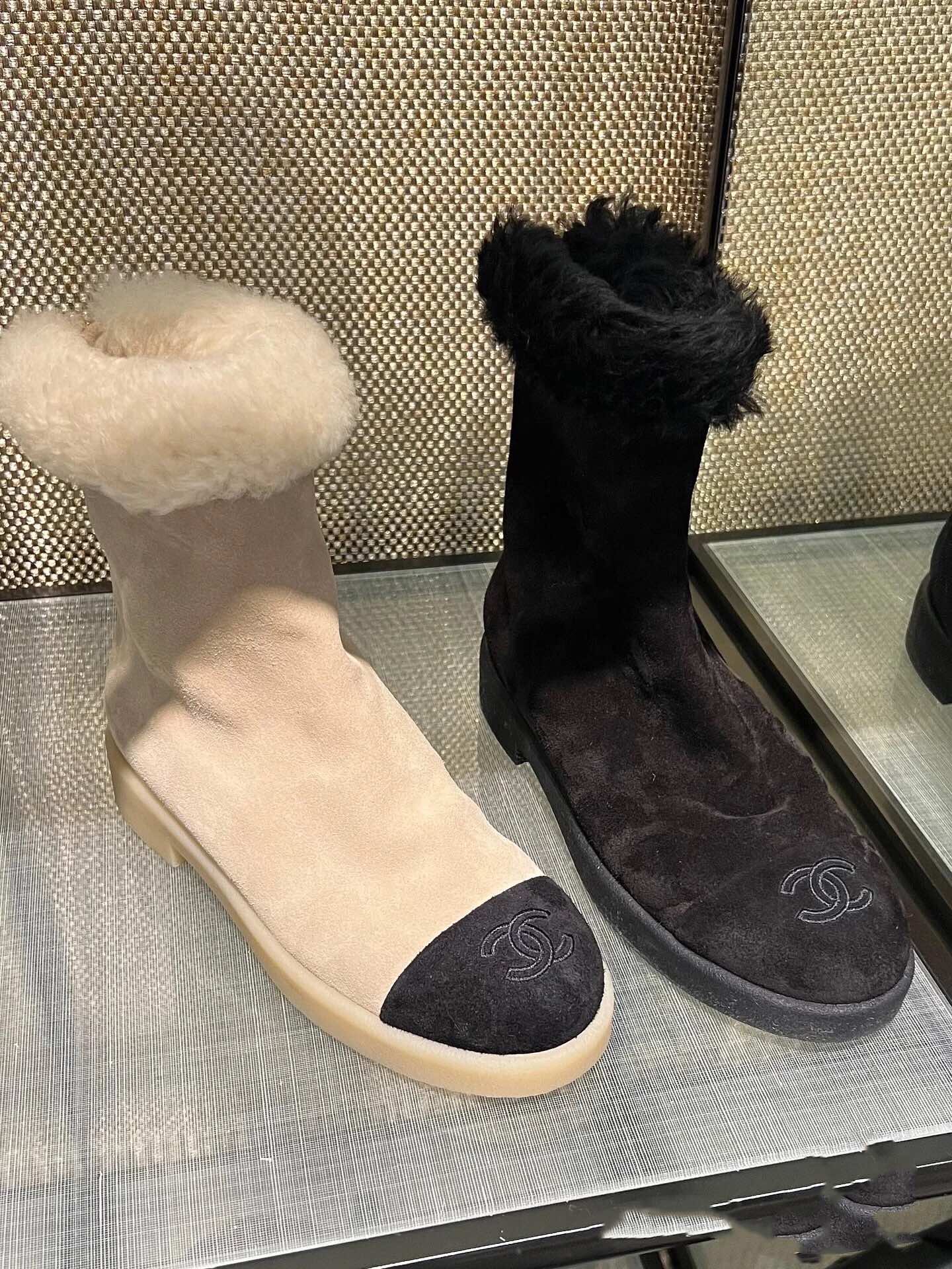 NO:612434,Chanel 25 new autumn and winter styles, half-drag snow boots, chanel, boots19860909Chanel25秋冬新款,半拖雪地靴,chanel,boots,Women's Shoes