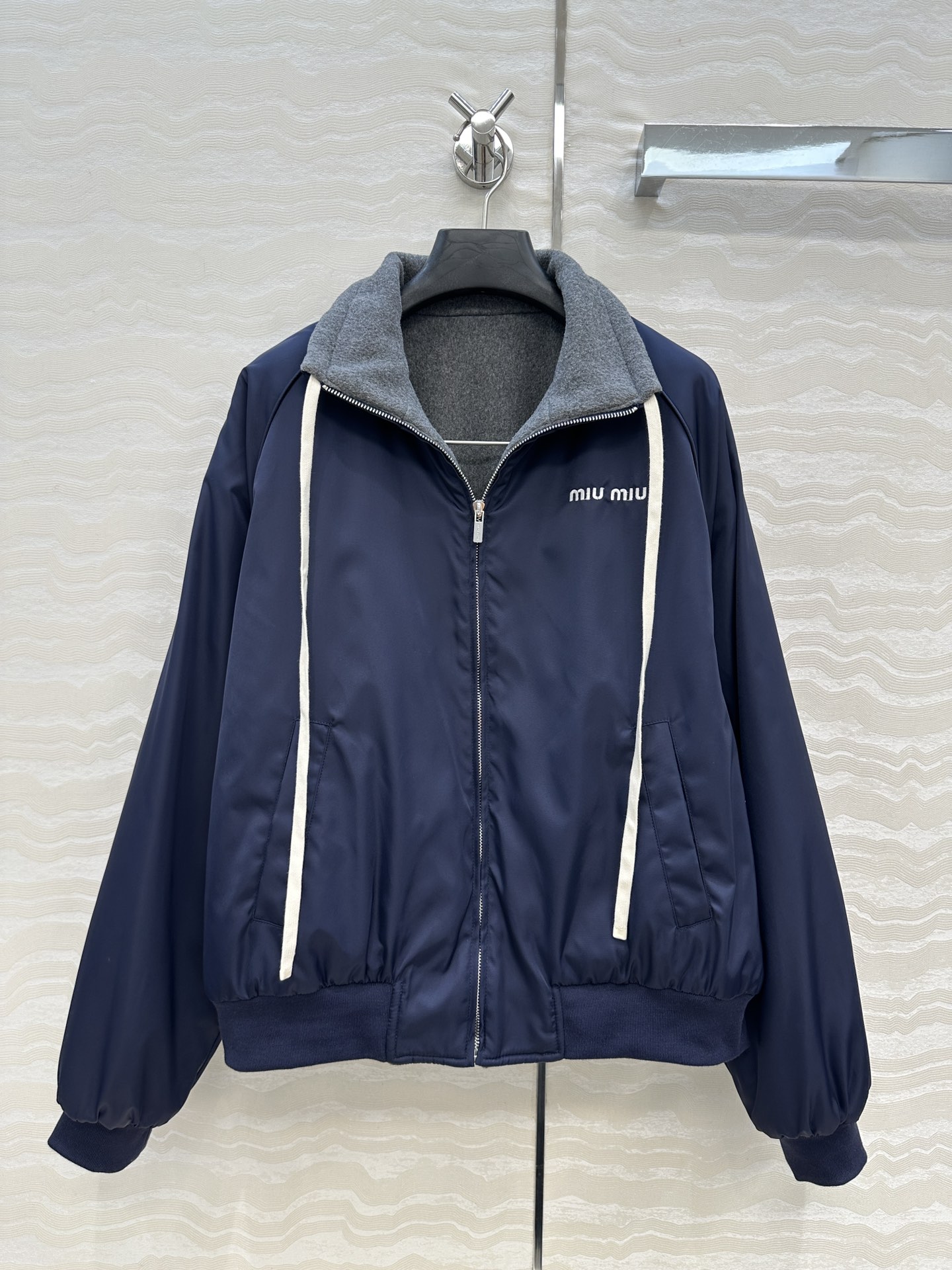 独家首发❤️原单品质，miu系少女格蕾系穿搭！知识分子时髦风双面要穿夹克外套！进口摇粒太空绒面料厚实软糯