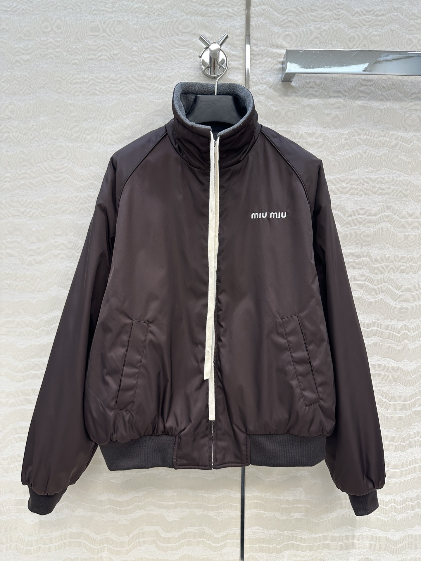 独家首发❤️原单品质，miu系少女格蕾系穿搭！知识分子时髦风双面要穿夹克外套！进口摇粒太空绒面料厚实软糯