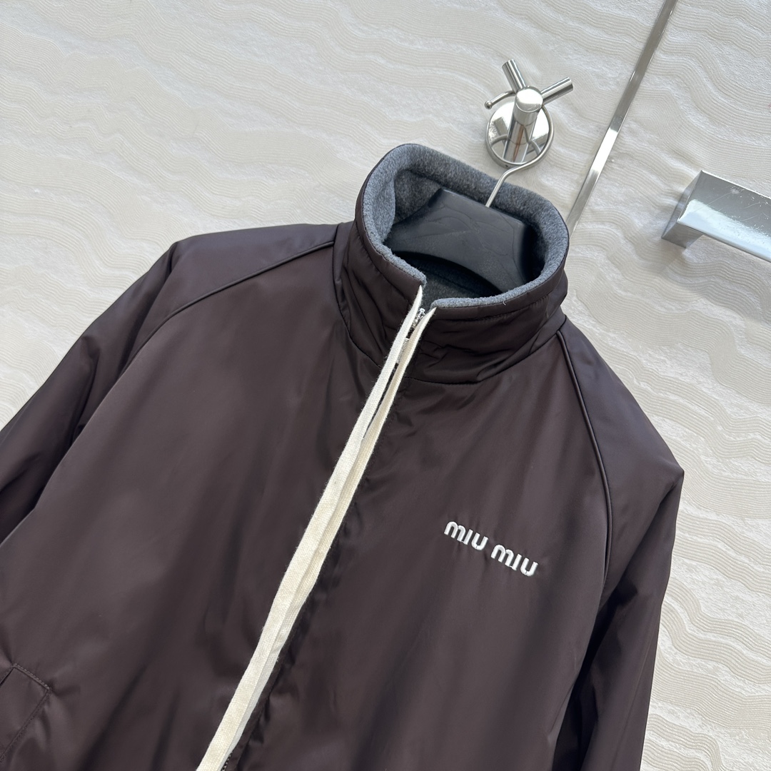 独家首发❤️原单品质，miu系少女格蕾系穿搭！知识分子时髦风双面要穿夹克外套！进口摇粒太空绒面料厚实软糯