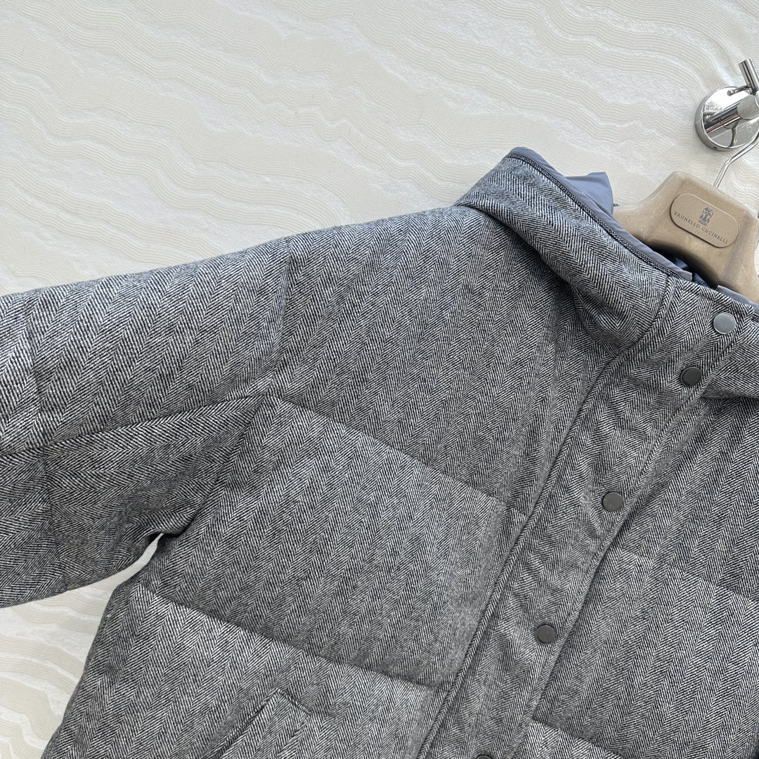 独家首发❤️品质控必入！BC高奢老钱风穿搭！重工羊毛面包羽绒服！国标进口90%白鹅绒轻盈舒适自带发热保暖