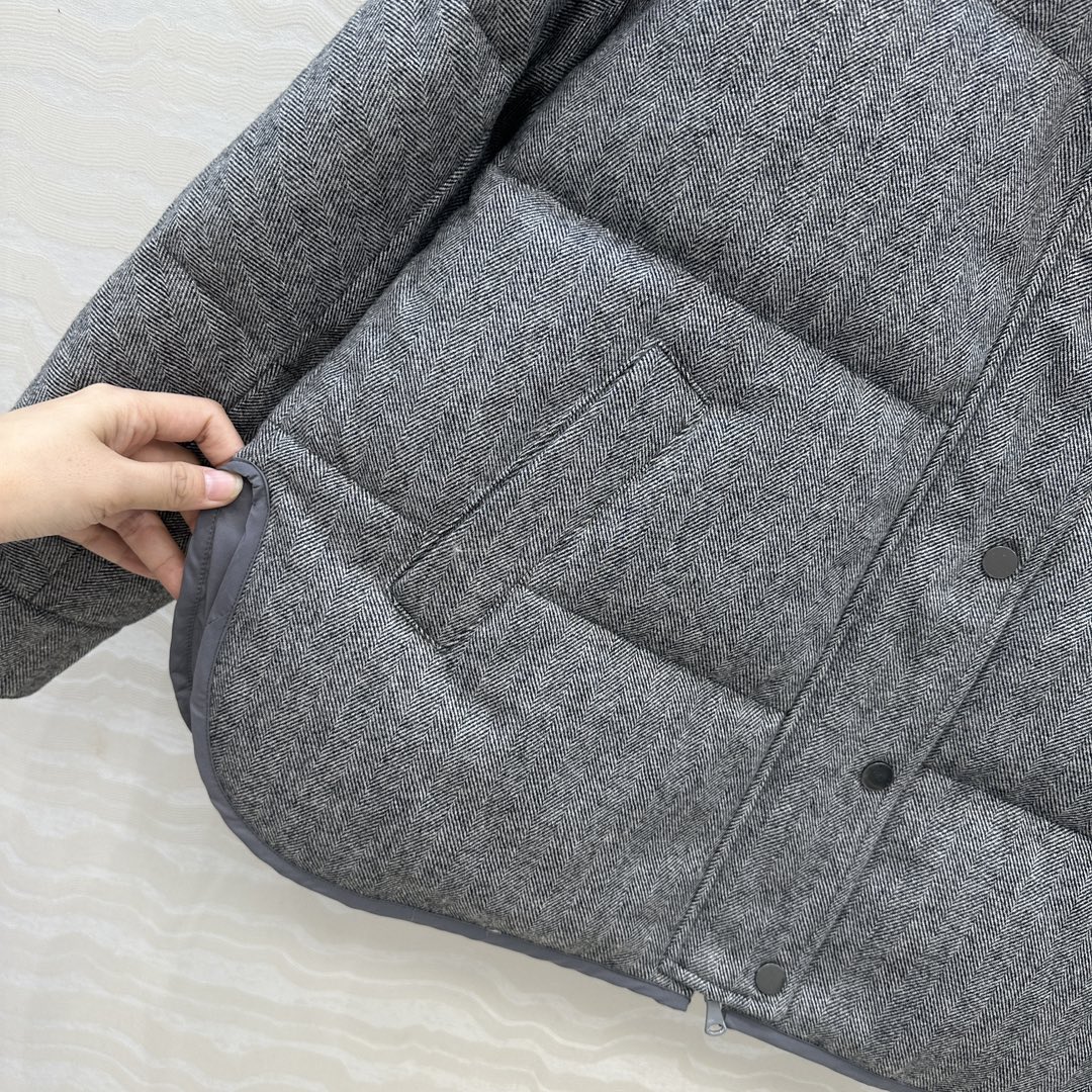 独家首发❤️品质控必入！BC高奢老钱风穿搭！重工羊毛面包羽绒服！国标进口90%白鹅绒轻盈舒适自带发热保暖