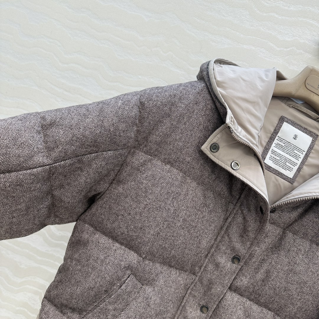 独家首发❤️品质控必入！BC高奢老钱风穿搭！重工羊毛面包羽绒服！国标进口90%白鹅绒轻盈舒适自带发热保暖